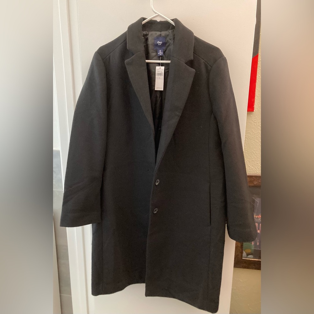 GAP Women's Black Trench Coat